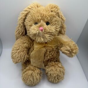 Commonwealth Shaggy Bunny Plush Stuffed Easter Bunny 10”